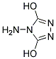 4-AMINO-4H-1,2,4-TRIAZOLE-3,5-DIOL Struktur