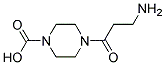 4-(3-AMINO-PROPIONYL)-PIPERAZINE-1-CARBOXYLIC ACID Struktur