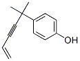 4-(1,1-DIMETHYLPENT-2-YN-4-ENYL)PHENOL Struktur