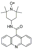 4-((9-ACRIDINECARBONYL)AMINO)-2,2,6,6-TETRAMETHYLPIPERIDIN- 1-OXYL, FREE RADICAL (TEMPO-9-AC) Struktur