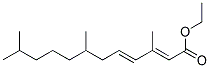 3,7,11-TRIMETHYL-2,4-DODECANEDIENOIC ACID ETHYL ESTER Struktur