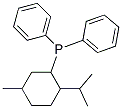 (5-METHYL-2-ISOPROPYLCYCLOHEXYL)DIPHENYLPHOSPHINE Struktur