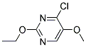 4-CHLORO-2,-ETHOXY-5-METHOXY-PYRIMIDINE Struktur