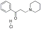 3-PIPERIDYLPROPIOPHENONE HYDROCHLORIDE Struktur