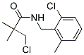 N1-(2-CHLORO-6-METHYLBENZYL)-3-CHLORO-2,2-DIMETHYLPROPANAMIDE, TECH Struktur