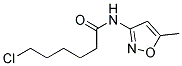 N1-(5-METHYLISOXAZOL-3-YL)-6-CHLOROHEXANAMIDE, TECH Struktur