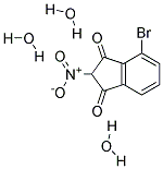 4-BROMO-2-NITROINDANE-1,3-DIONE TRIHYDRATE, TECH Struktur