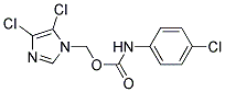 (4,5-DICHLORO-1H-IMIDAZOL-1-YL)METHYL N-(4-CHLOROPHENYL)CARBAMATE, TECH Struktur