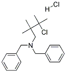 N1,N1-DIBENZYL-3-CHLORO-2,2,3-TRIMETHYLBUTAN-1-AMINE HYDROCHLORIDE, TECH Struktur