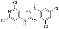 N1-(2,6-DICHLORO-4-PYRIDYL)-2-(3,5-DICHLOROPHENYL)HYDRAZINE-1-CARBOXAMIDE, TECH Struktur