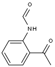 N-(2-ACETYLPHENYL)FORMAMIDE, TECH Struktur