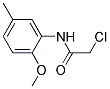 N1-(2-METHOXY-5-METHYLPHENYL)-2-CHLOROACETAMIDE, TECH Struktur