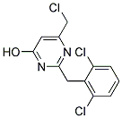 6-(CHLOROMETHYL)-2-(2,6-DICHLOROBENZYL)PYRIMIDIN-4-OL, TECH Struktur