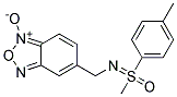 5-({[1-METHYL-1-(4-METHYLPHENYL)-1-OXO-LAMBDA~6~-SULFANYLIDENE]AMINO}CARBON YL)-2,1,3-BENZOXADIAZOL-1-IUM-1-OLATE Struktur