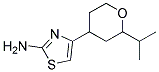 4-(2-ISO-PROPYLTETRAHYDROPYRAN-4-YL)-THIAZOL-2-YLAMINE Struktur