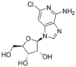 4-AMINO-6-CHLORO-1-B-D-RIBOFURANOSYLIMIDAZO[4,5-C]PYRIDINE Struktur