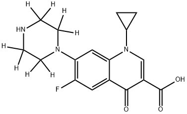 CIPROFLOXACIN-D8 Struktur