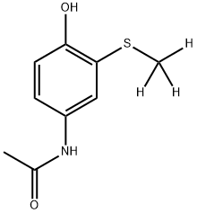 S-METHYL-D3-THIOACETAMINOPHEN Struktur