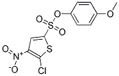 4-METHOXYPHENYL 5-CHLORO-4-NITROTHIOPHENE-2-SULPHONATE Struktur