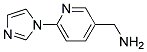 [6-(1H-IMIDAZOL-1-YL)PYRIDIN-3-YL]METHYLAMIN Struktur