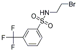 N1-(2-BROMOETHYL)-3-(TRIFLUOROMETHYL)BENZENE-1-SULPHONAMIDE Structure