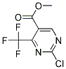 METHYL 2-CHLORO-4-(TRIFLUOROMETHYL)PYRIMIDINE-5-CARBOXYLAT Struktur