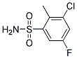 3-CHLORO-5-FLUORO-2-METHYLBENZENESULPHONAMID Struktur