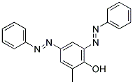 4,6-bis(phenylazo)-o-cresol Struktur