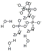 Zirconium phosphate trihydrate Struktur