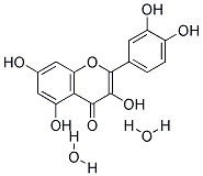 Quereetin dihydrate Struktur