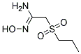 N'-hydroxy-2-(propylsulfonyl)ethanimidamide Struktur