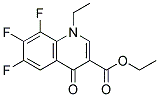 Ethyl 6,7,8-Trifluoro-N-Ethyl-1,4-Dihydro- 4-Oxo-3-Quinolinecarboxylate Struktur