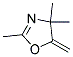 4,4-dimethyl-2-methyl-5-methylene-4,5-dihydro-xoazole Struktur