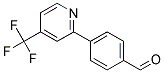 4-[4-(Trifluoromethyl)pyridin-2-yl]benzaldehyde Struktur