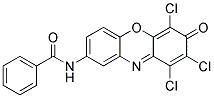 N-(6,8,9-trichloro-7-oxo-7H-phenoxazin-2-yl)benzamide Struktur