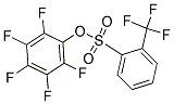 PENTAFLUOROPHENYL 2-TRIFLUOROMETHYL-BENZENESULFONATE 98% Struktur