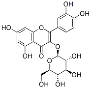 QUERCETIN-3-O-B-GLUCOPYRANOSIDE(PRIMARY STANDARD) Struktur