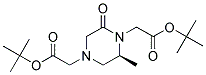 ((S)-4-TERT-BUTOXYCARBONYLMETHYL-2-METHYL-6-OXO-PIPERAZIN-1-YL)-ACETIC ACID TERT-BUTYL ESTER Struktur