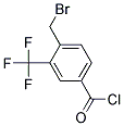 4-BROMOMETHYL-3-TRIFLUOROMETHYL-BENZOYL CHLORIDE Struktur