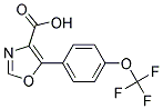 5-(4-TRIFLUOROMETHYOXYPHENYL)-1,3-OXAZOLE-4-CARBOXYLIC ACID Struktur