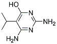 5-(1-METHYLETHYL)-6-HYDROXY-2,4-PYRIMIDINEDIAMINE Struktur