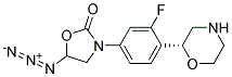 R-N-(3-Fluoro-4-Morpholinylphenyl)-2-Oxo-5-Oxazolidinylazide Struktur