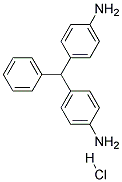 4,4'-Diaminotriphenylmethane Hydrochloride Struktur