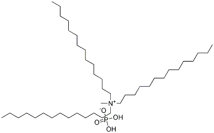 Tritetradecyl methyl ammonium phosphate Struktur