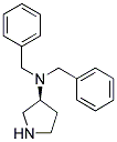 (S)-(+)-3-N,N-Dibenzylaminopyrrolidin Struktur