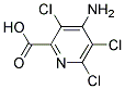 3,5,6-Trichloro-4-AminopyridineCarboxylicAcid Struktur