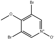 3,5-DIBROMO-4-METHOXYPYRIDINE-N-OXIDE Struktur