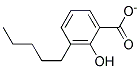 N-PENTYL-2-HYDROXYBENZOATE Struktur