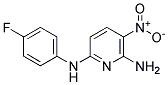 N2-(4-FLUOROPHENYL)-5-NITROPYRIDINE-2,6-DIAMINE Struktur