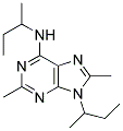 N,9-DI-SEC-BUTYL-2,8-DIMETHYL-9H-PURIN-6-AMINE Struktur